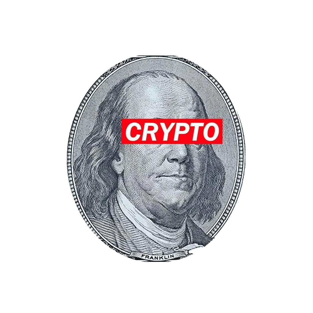 Run Crypto for President sticker
